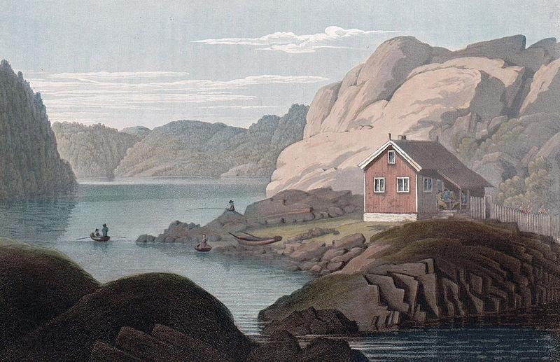 John William Edy Gomoe Isle Norge oil painting art